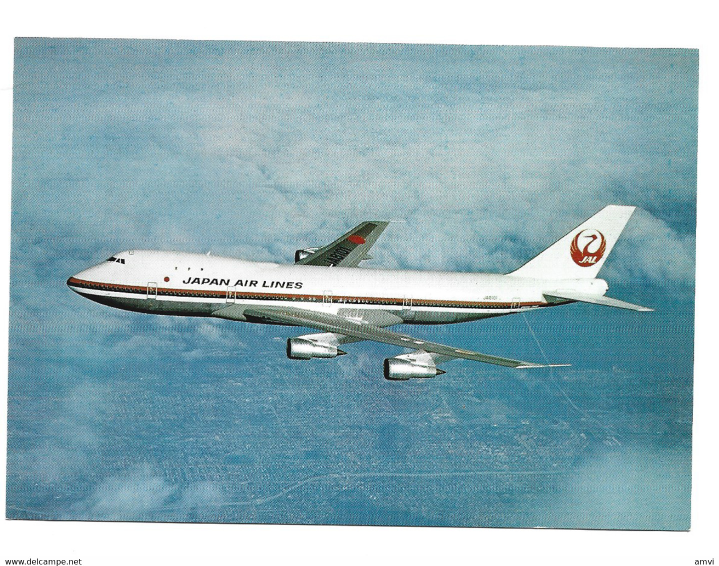 22-140 B-747 THE GARDEN JET - JAPAN AIR LINES - Other & Unclassified