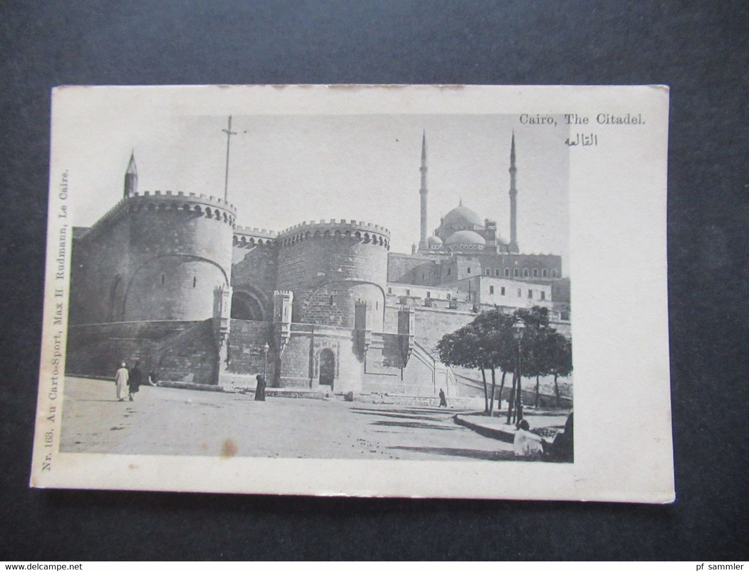 AK Um 1910 Cairo, The Citadel Nr.163 Au Carto Sport Max H. Rudmann, Le Caire - Le Caire