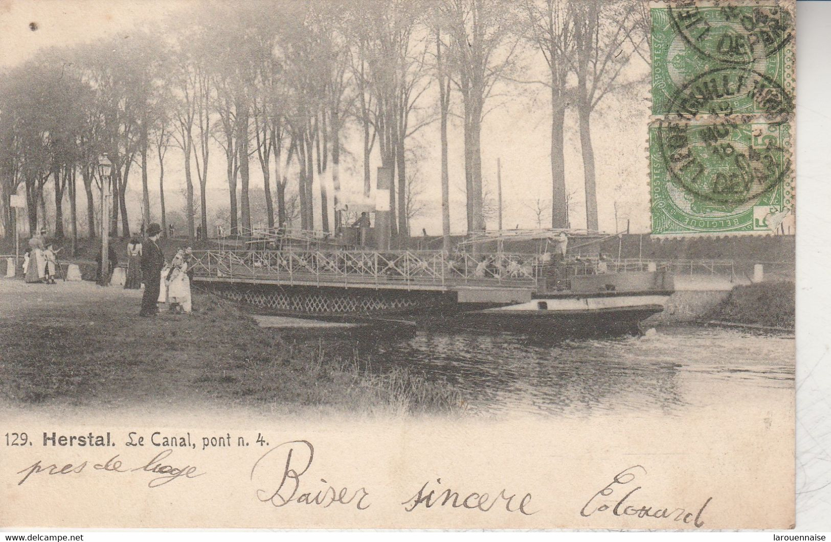 Belgique - HERSTAL - Le Canal, Pont N° 4 - Herstal