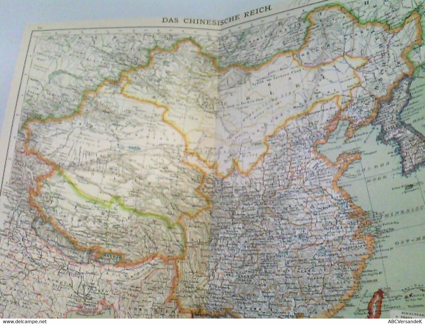 Farblithografie Das Chinesische Reich, Maßstab 1 : 12.500.000 - Asia & Vicino Oriente