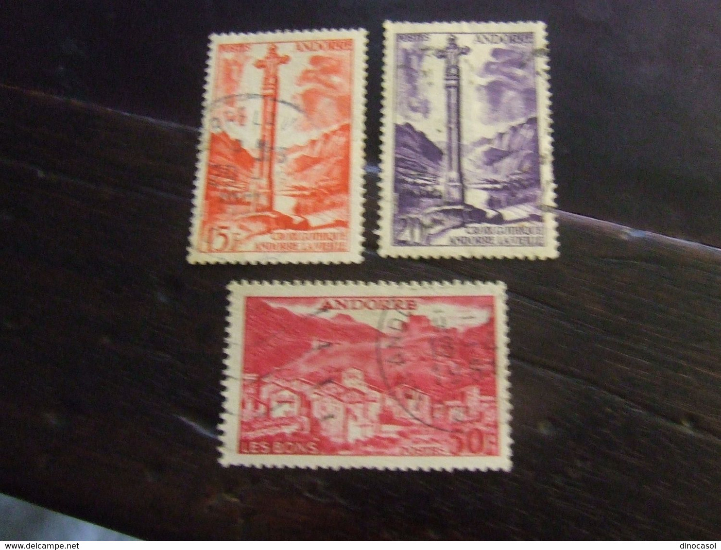 ANDORRA 1955 VEDUTE USATO - Used Stamps