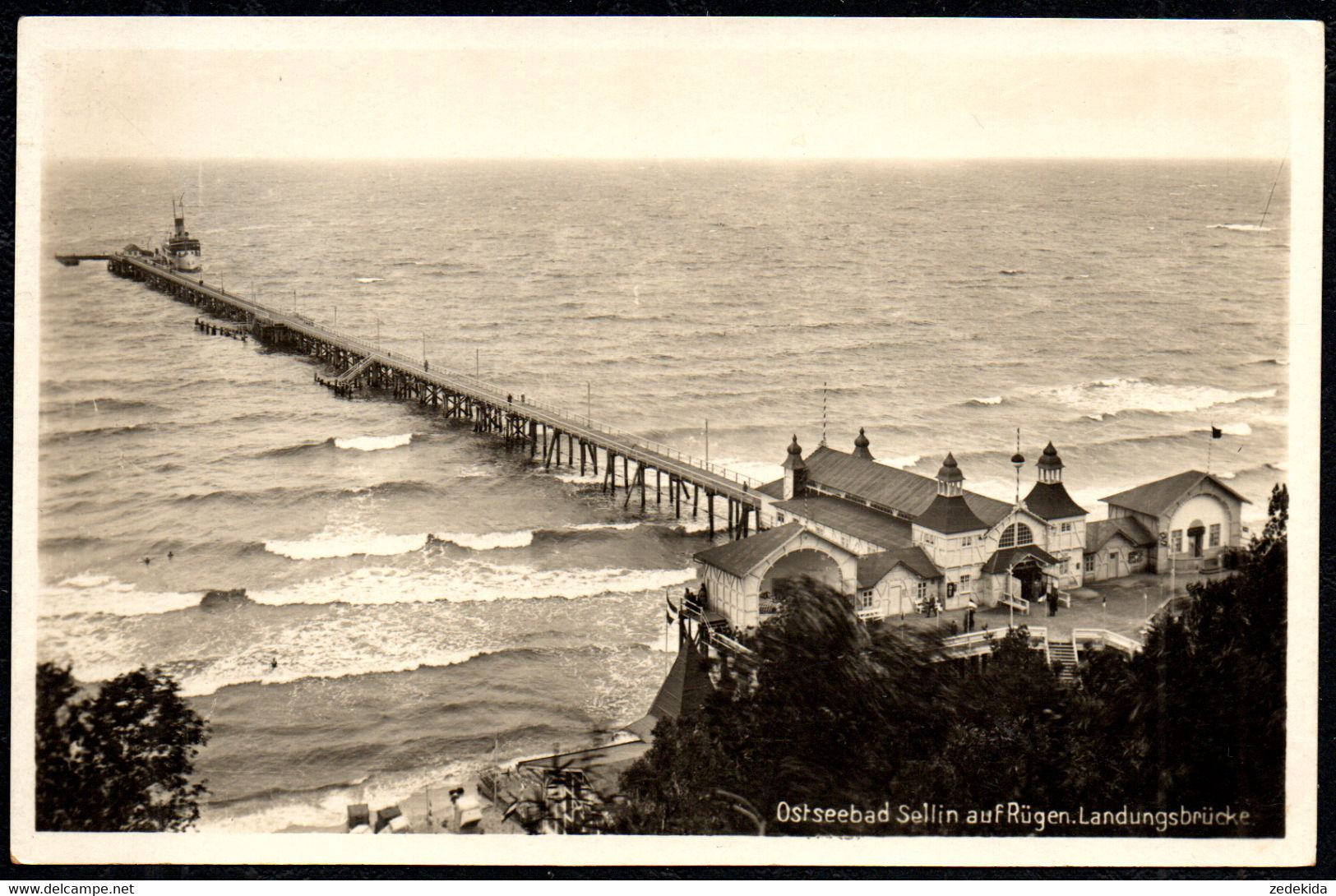 F5634 - Sellin Rügen - Seebrücke Landungsbrücke Seesteg - Verlag Hermann Marre - Sellin