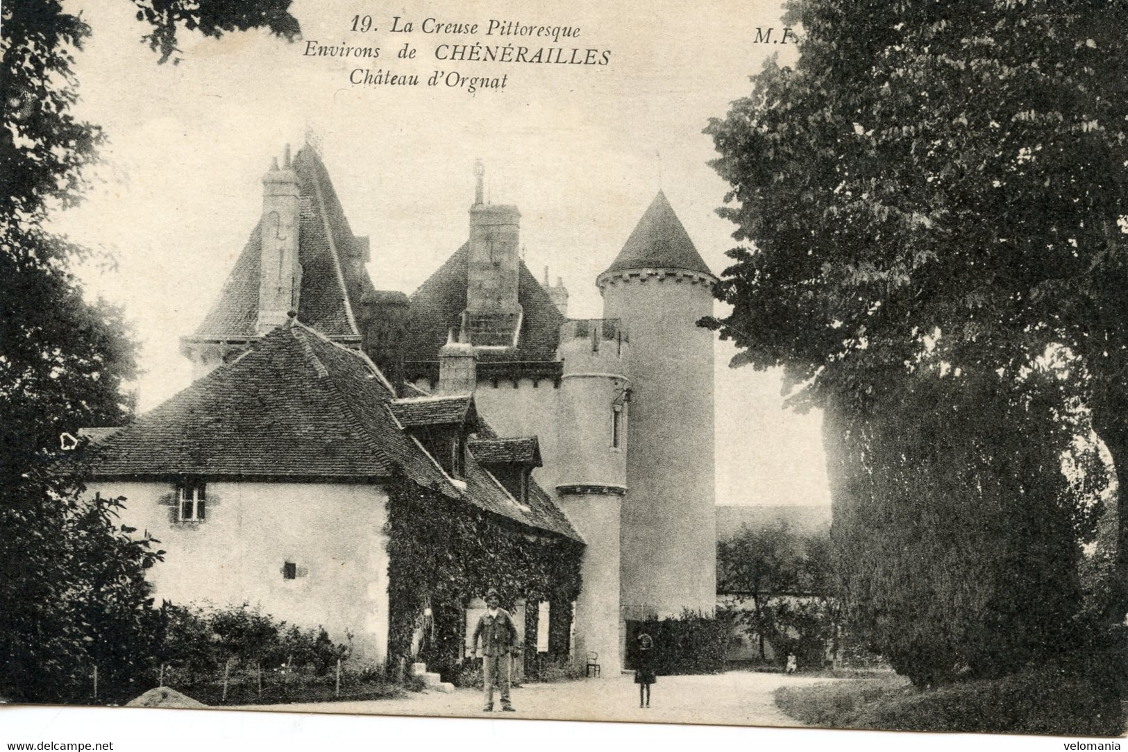 S6941 Cpa 23 Environs De Chénerailles - Château D'Orgnat - Chenerailles