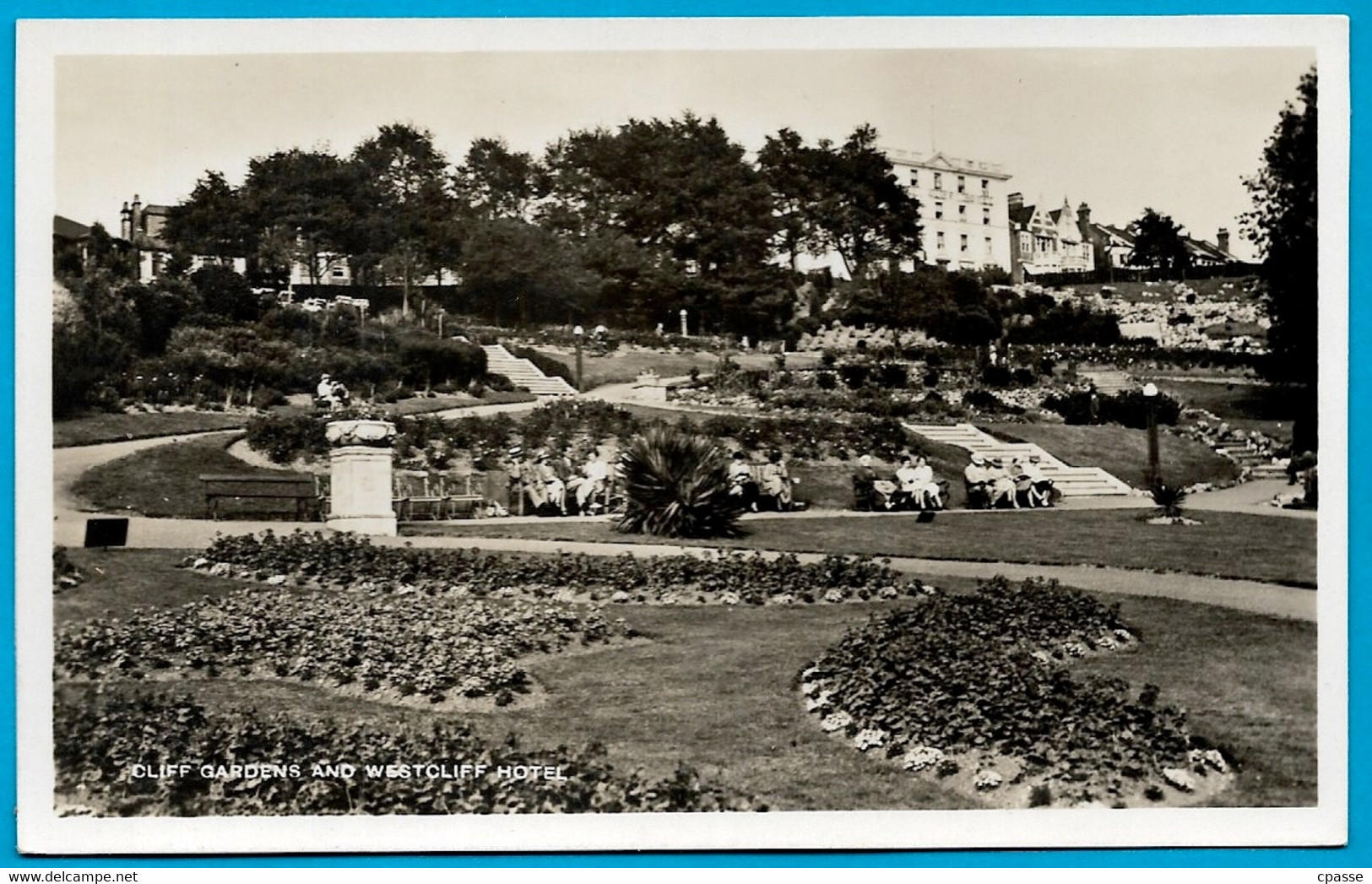 CPA Post Card UK Essex WESTCLIFF-on-SEA - Cliff Gardens And Westcliff Hotel - Southend, Westcliff & Leigh