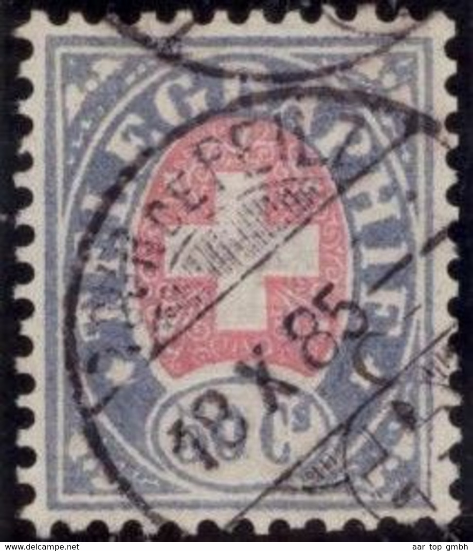 Heimat VD TOUR DE PEILZ 1885-10-18  Post-Stempel Auf 25Rp. Telegraphen-Marke Zu#15 - Telegraafzegels