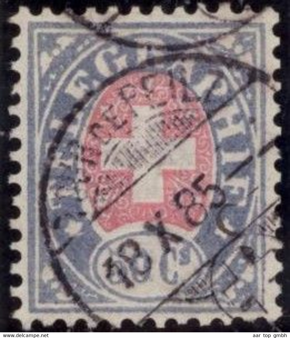 Heimat VD TOUR DE PEILZ 1885-10-18  Post-Stempel Auf 25Rp. Telegraphen-Marke Zu#15 - Télégraphe