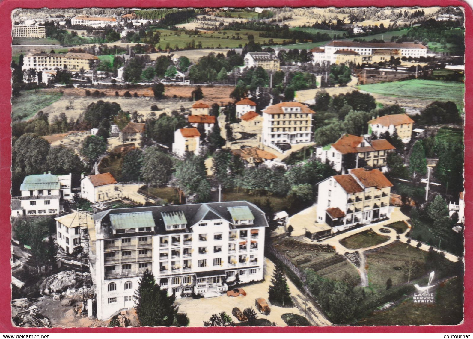 CPSM 01 HAUTEVILLE LOMPNES  Les Sanatoriums En Avion Au Dessus De ...  ( Vue Aérienne  *  Format CPM - Hauteville-Lompnes