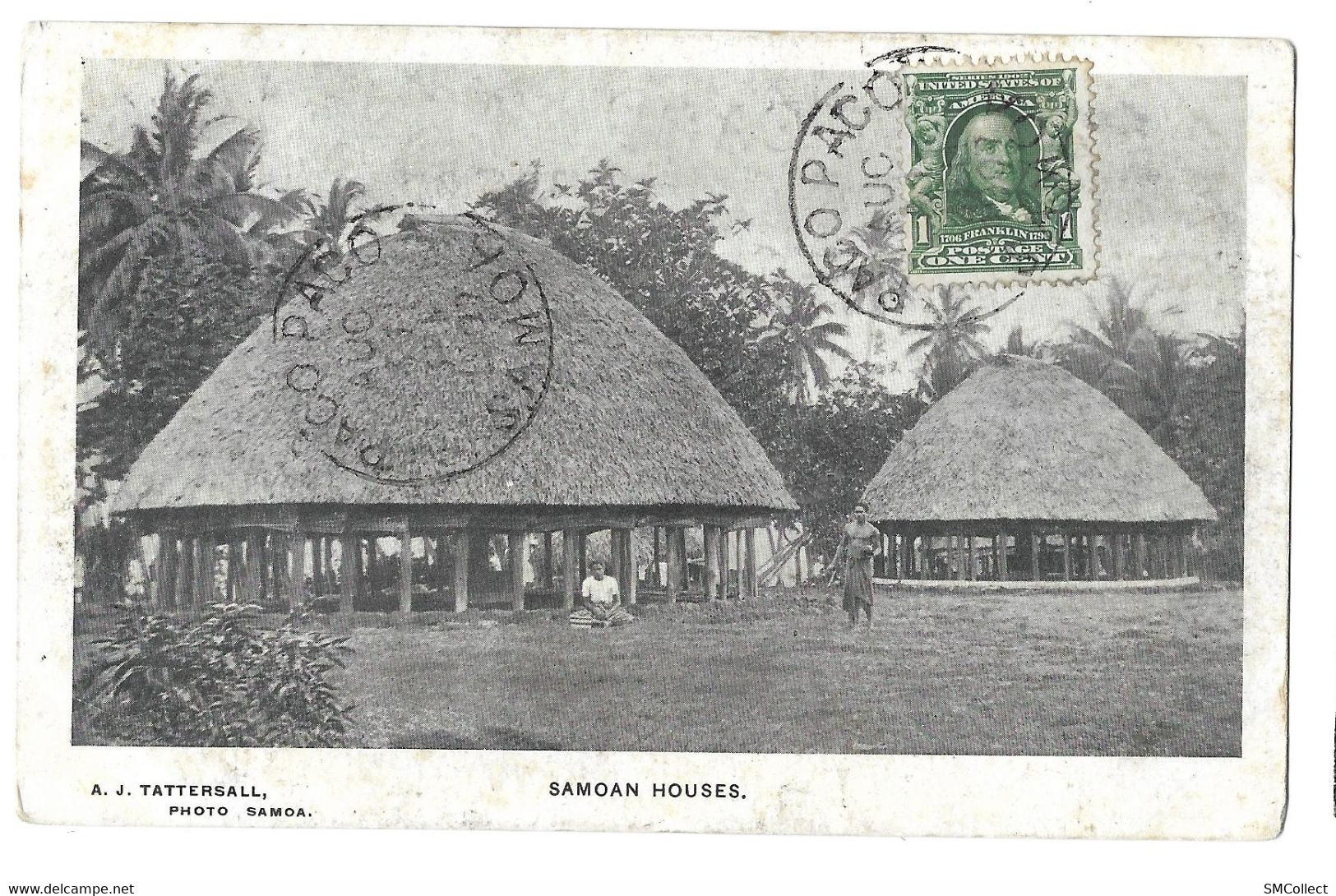 Samoan Houses (A7p27) - American Samoa