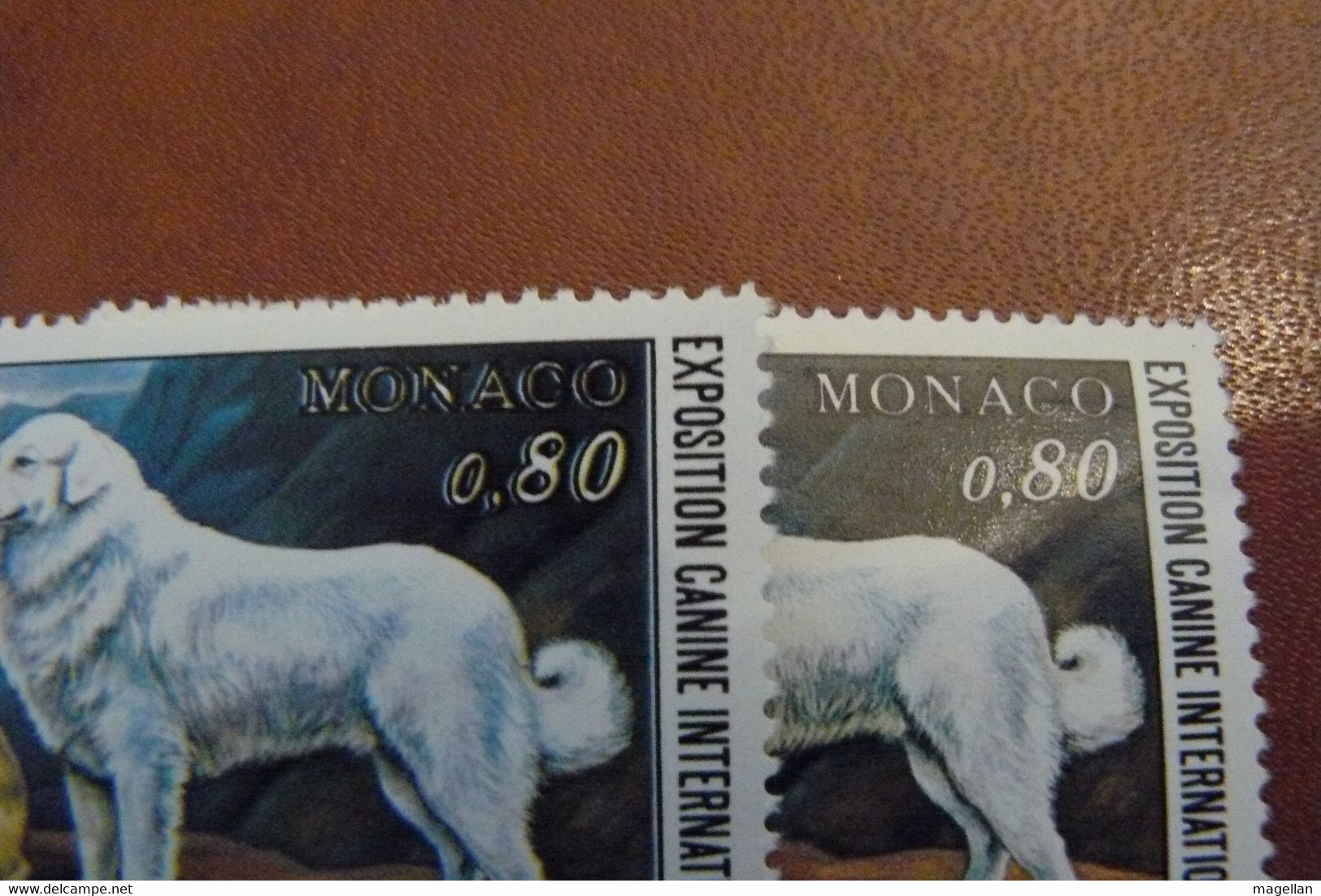 Monaco - Yvert N° 1093 Avec Variété + Normal  Neufs ** (MNH) - Chien Des Pyrénées - Voir Description - Ongebruikt