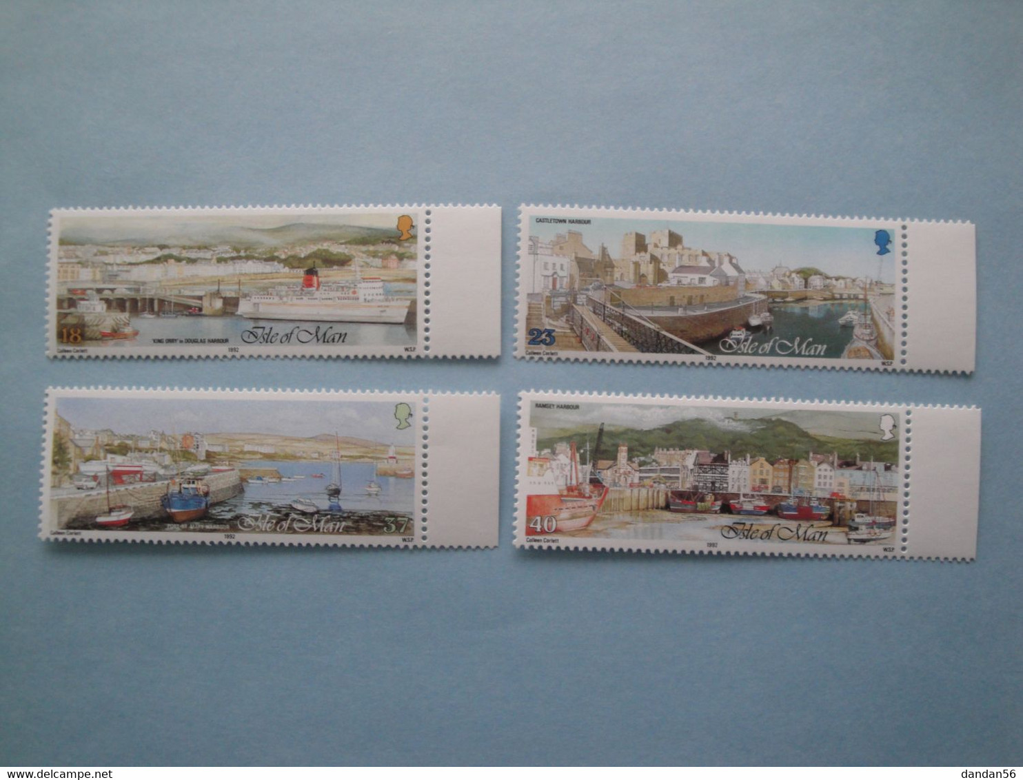 1992  Man Yv 551/4 ** MNH Michel 517/20  Scott 517/20  SG 527/0 Bateaux Ships - Isola Di Man