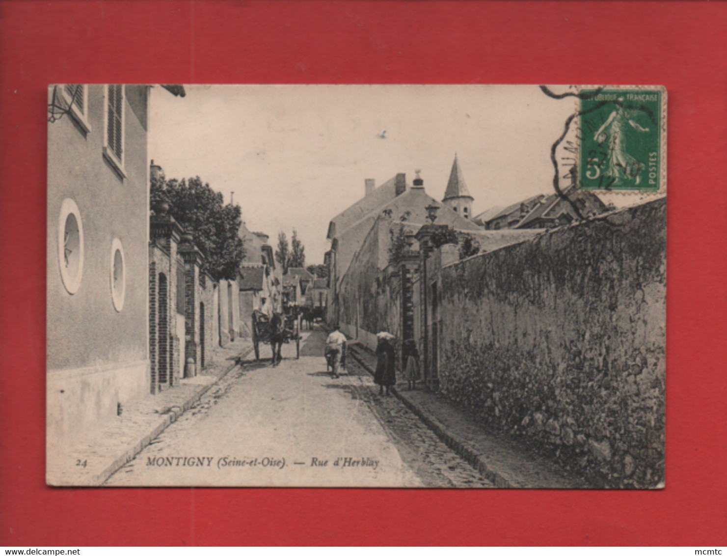 CPA -  Montigny  -(S.-et-O.) - Rue D'Herblay - Herblay