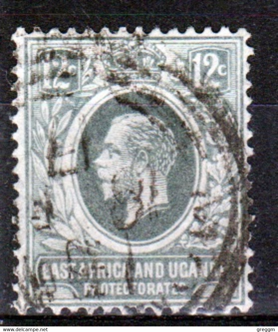 East Africa And Uganda 1912 King George V 12c Stamp In Fine Used Condition. - Protectorados De África Oriental Y Uganda
