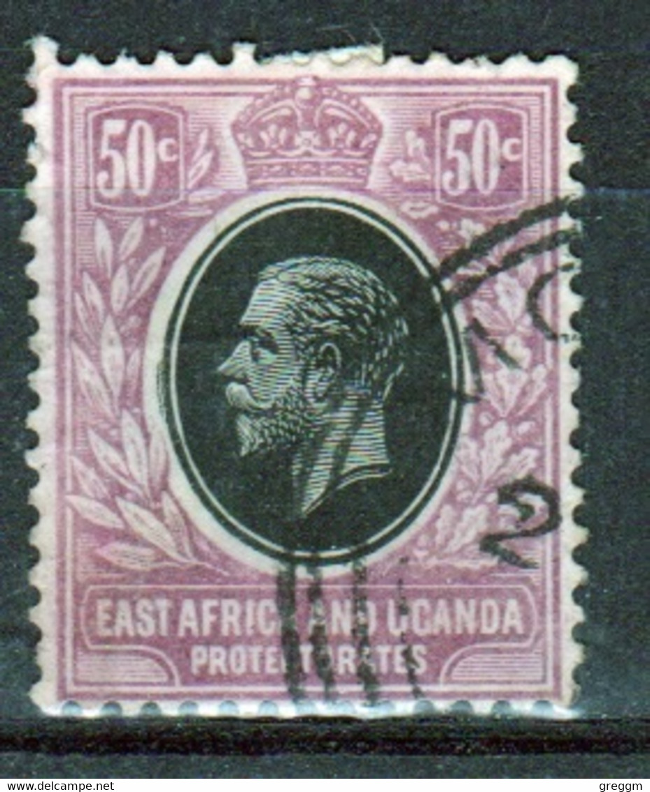 East Africa And Uganda 1912 King George V 50c Stamp In Fine Used Condition. - Protectorados De África Oriental Y Uganda