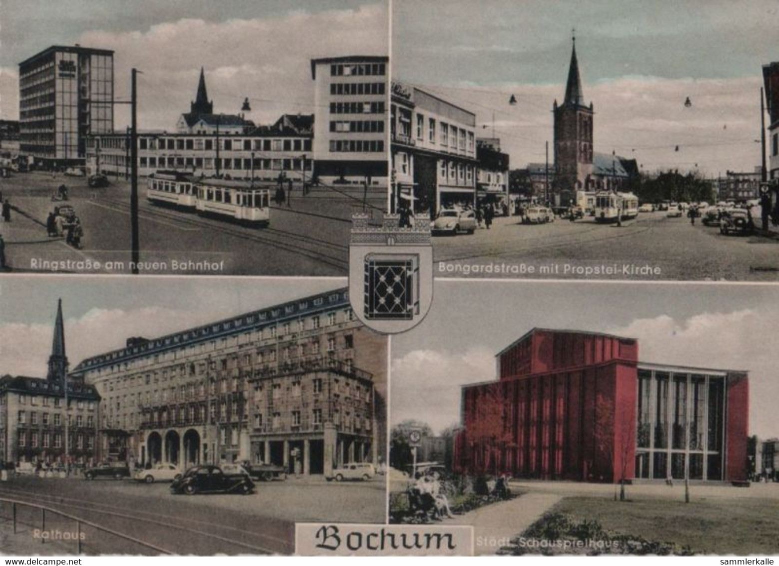 Bochum - 4 Bilder - Postcard - Bochum