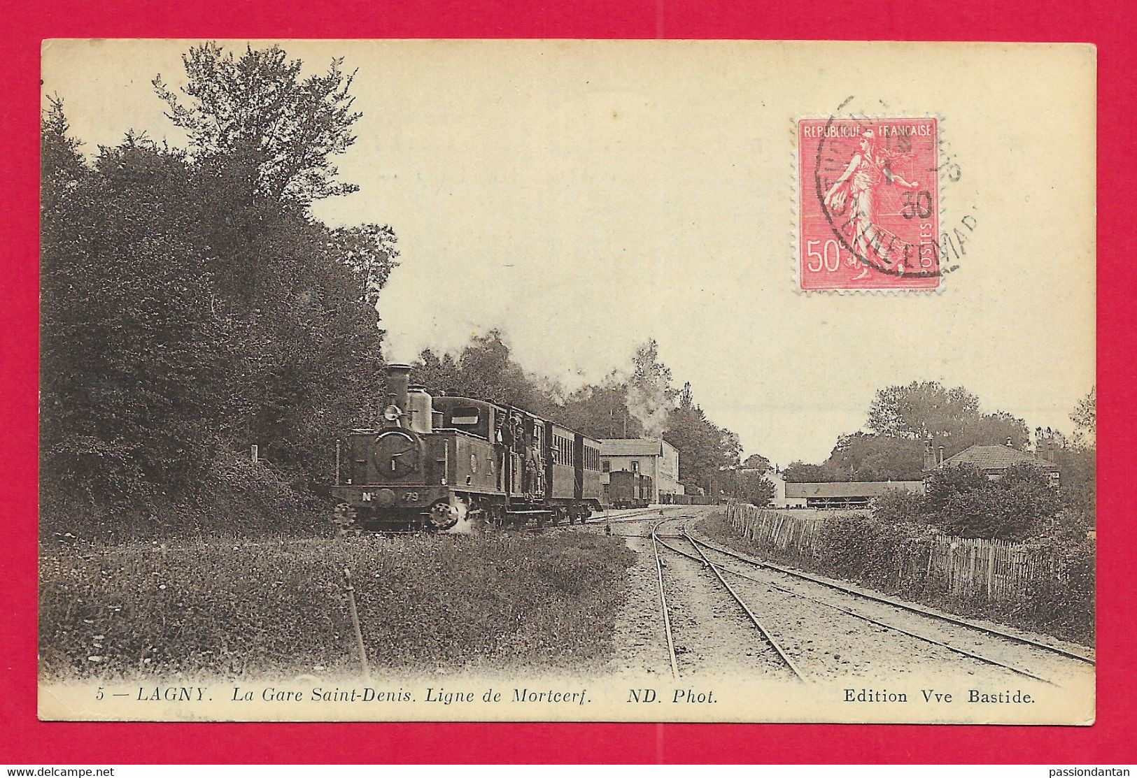 CPA Lagny - Ligne De Mortcerf - La Gare Saint-Denis - Lagny Sur Marne