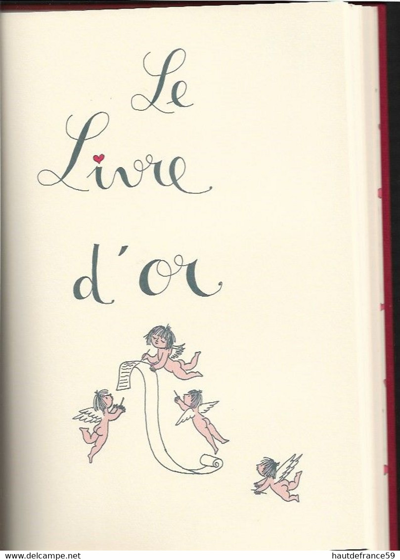 superbe ouvrage 2000  illustré intégralement par PEYNET - LE LIVRE DE MARIAGE couverture toiée genre livre d'or