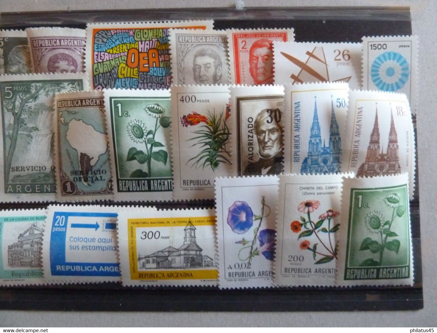 ARGENTINE LOT DE TIMBRES NEUFS TOUS DIFFERENTS - Collections, Lots & Séries