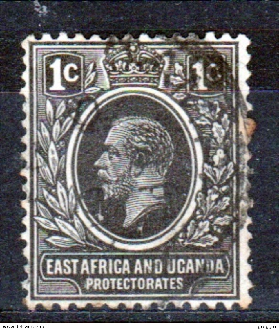 East Africa And Uganda 1921 King George V 1c In Fine Used Condition. - Protectorats D'Afrique Orientale Et D'Ouganda