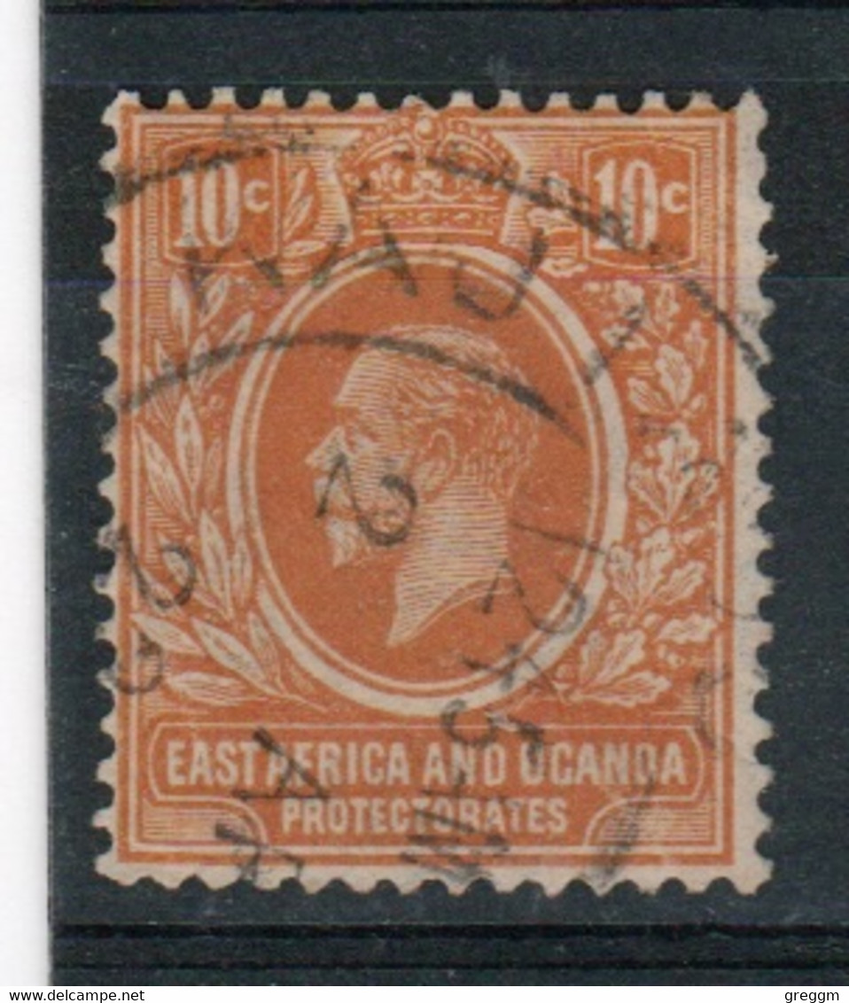 East Africa And Uganda 1921 King George V 10c In Fine Used Condition. - Protectorats D'Afrique Orientale Et D'Ouganda