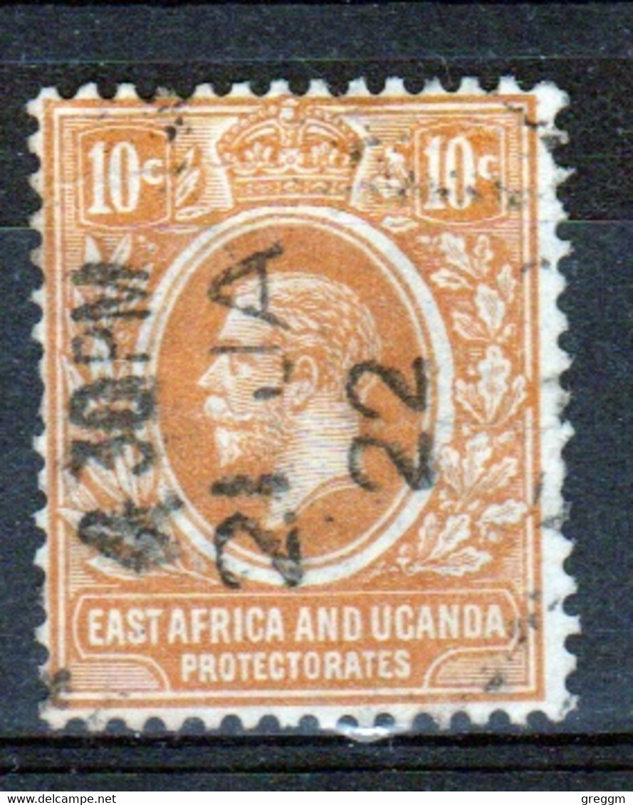 East Africa And Uganda 1921 King George V 10c In Fine Used Condition. - Protectorados De África Oriental Y Uganda