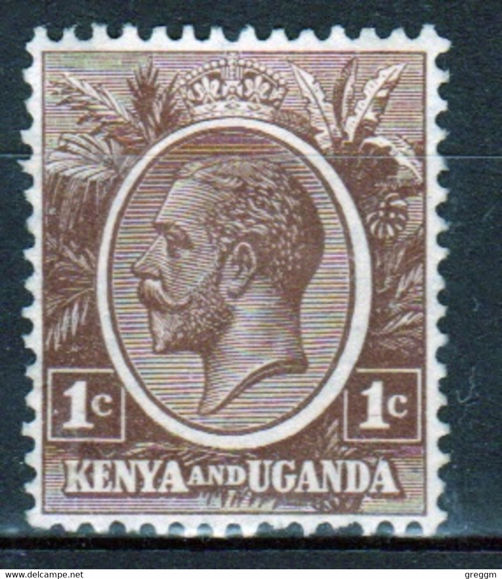 Kenya And Uganda 1922 King George V 1c In Mounted Mint Condition. - Kenya & Oeganda