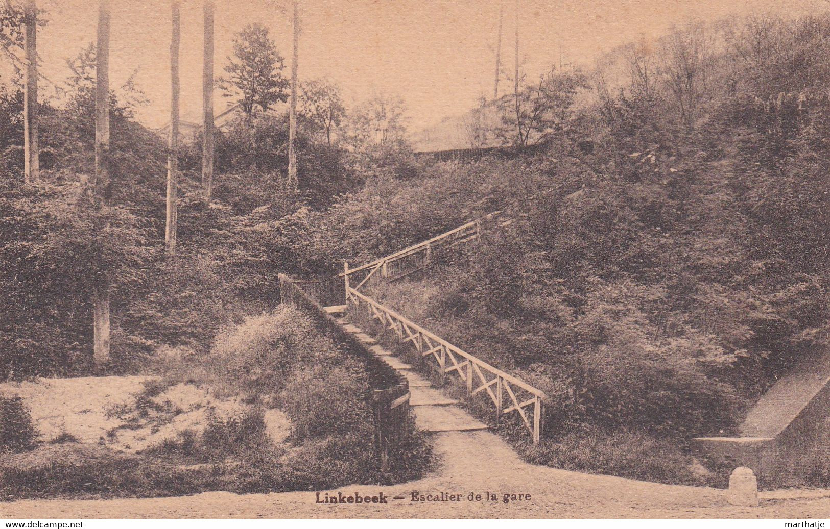 Linkebeek - Escalier De La Gare - Linkebeek