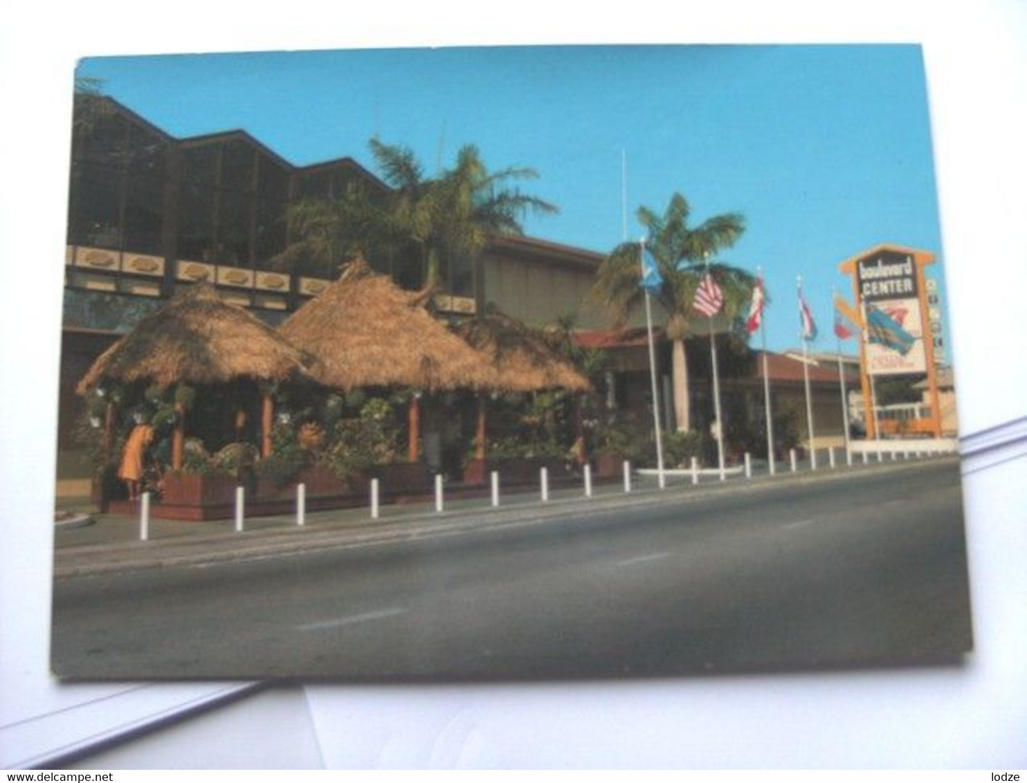 Aruba Boulevard Shopping Center With The Tikitiki And Papagayo Restaurants - Aruba