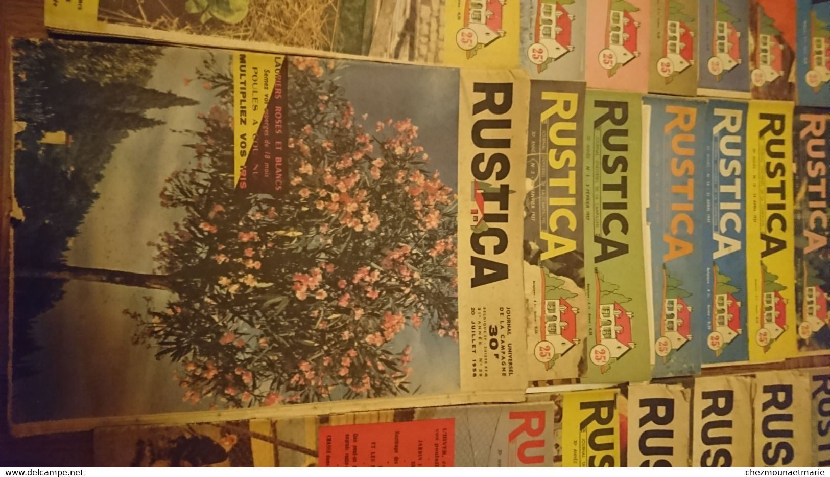 LOT DE 20 RUSTICA ANNÉES DONT 1956 1957 1958 1959 - Documenti Storici