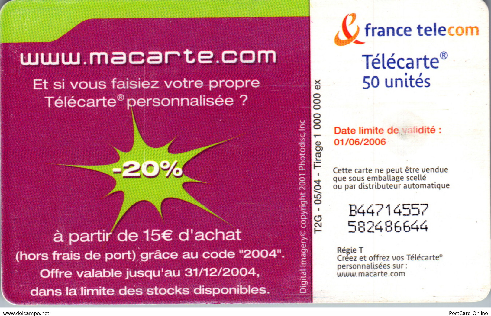 27532 - Frankreich - Macarte - 2004