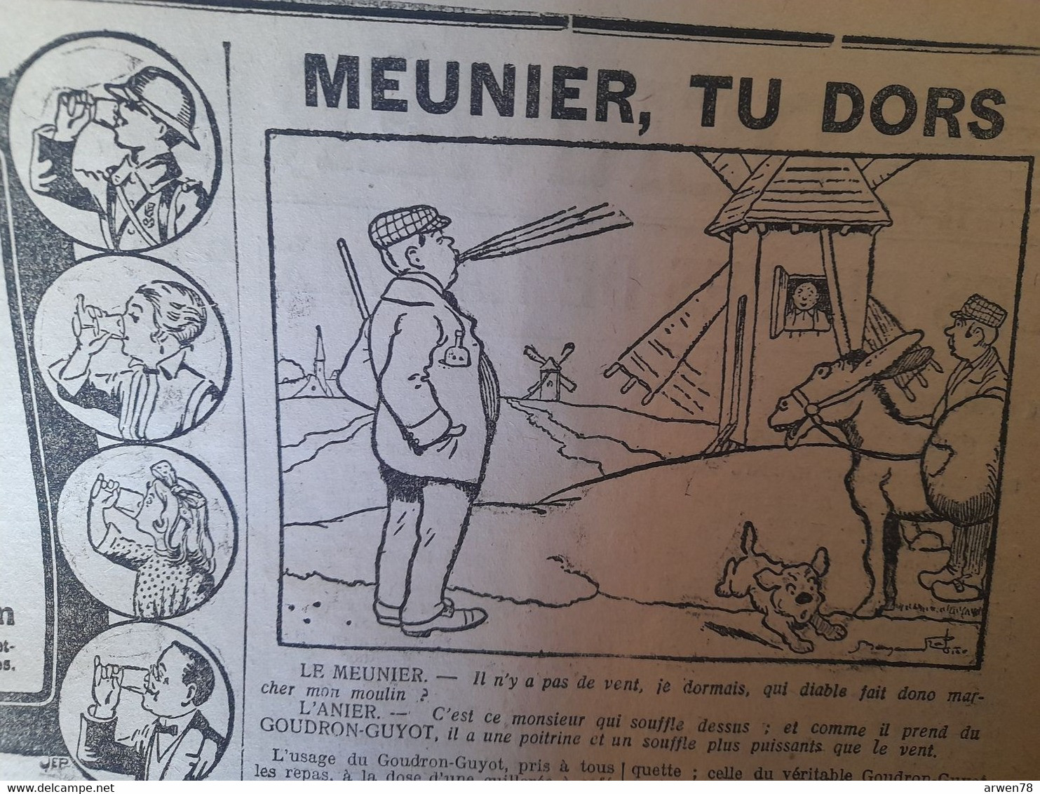 Quotidien Le Petit Journal 23 Juin 1919 La Flotte Allemande Coulée Par Ses Equipages Pub Benjamin Rabier - Le Petit Parisien