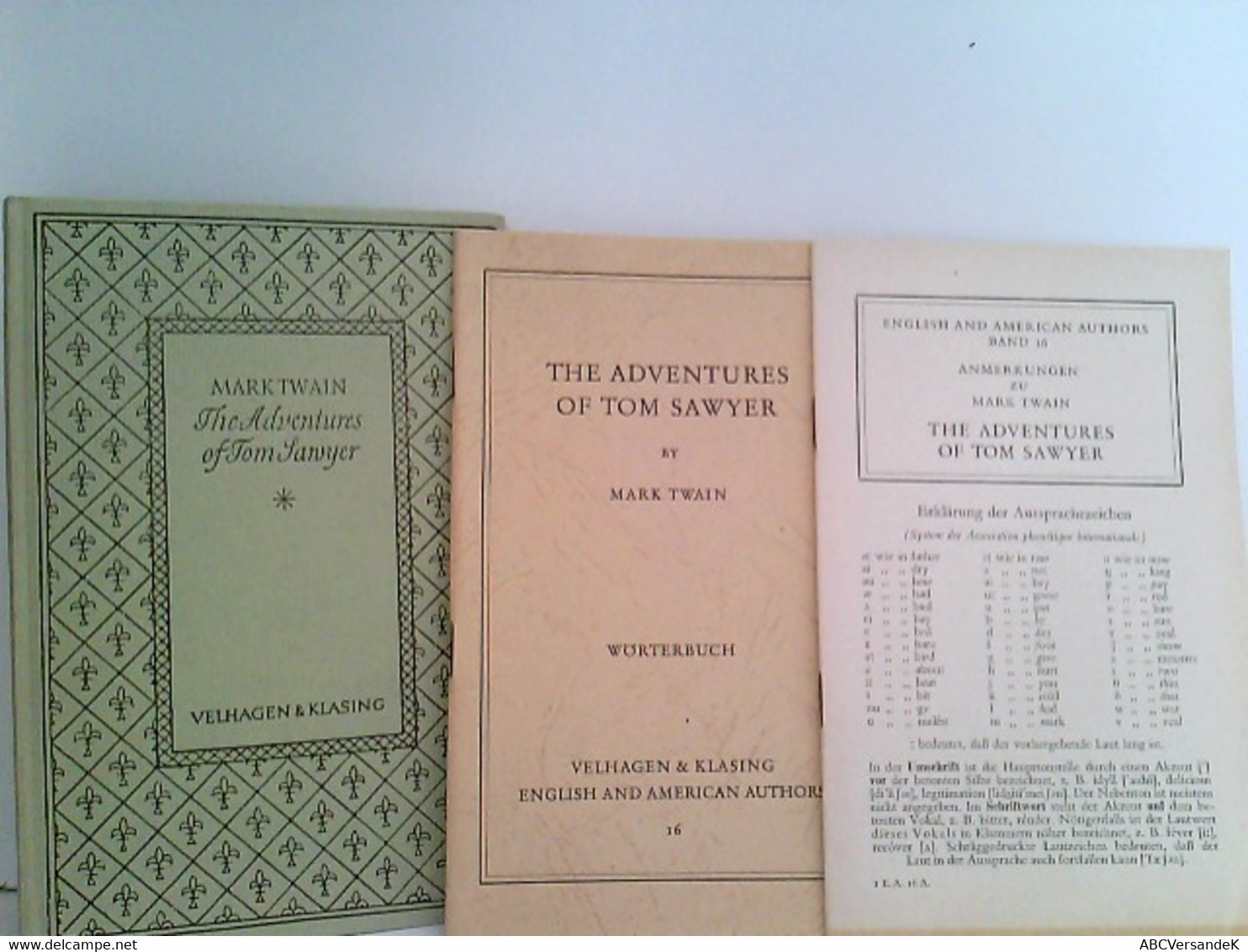 The Adventures Of Tom Sawyer. Mit Wörterbuch Und Anmerkungen. - Schoolboeken
