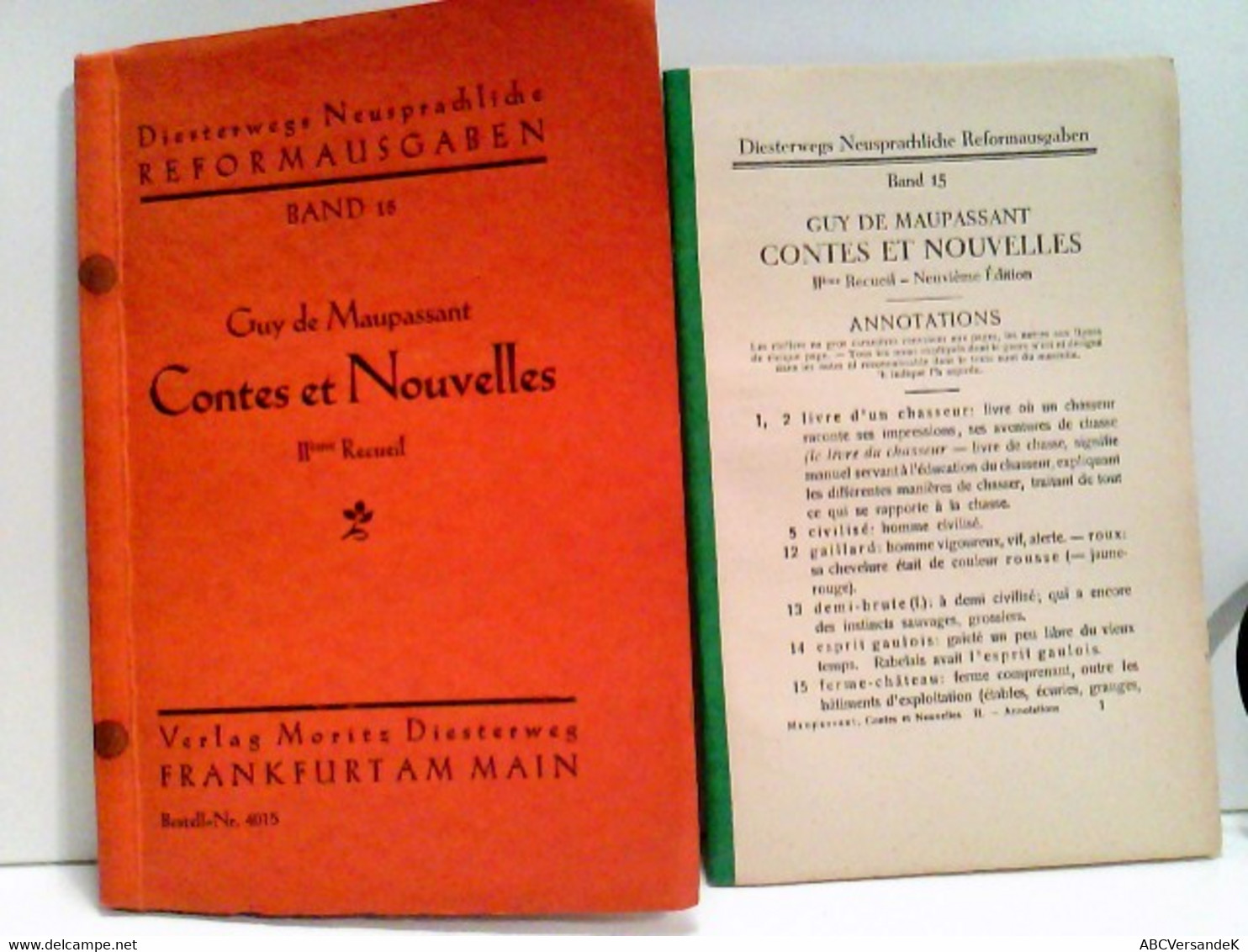 Guy De Maupassant Contes Et Nouvelles - Schoolboeken