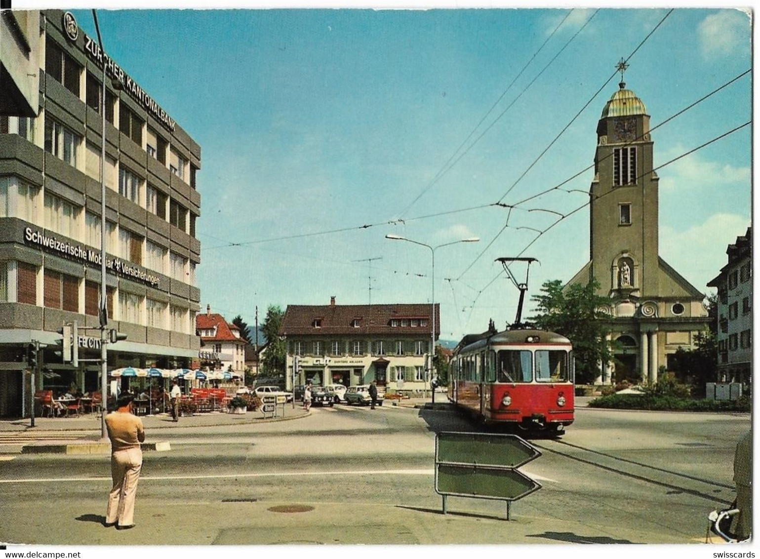 DIETIKON: Mobiliar Versicherung, Trolleybus ~1960 - Dietikon