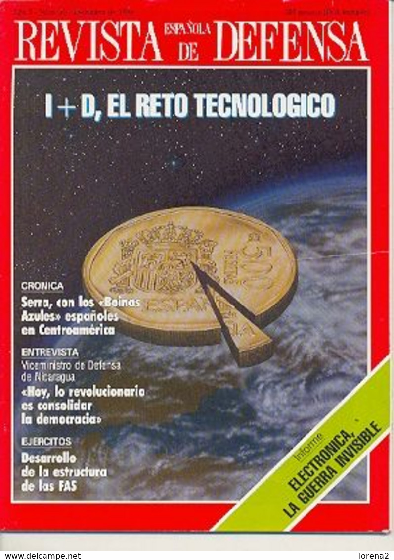 Revista Española De Defensa, Diciembre De 1990. Nº 34.  Reesde-34 - Espagnol