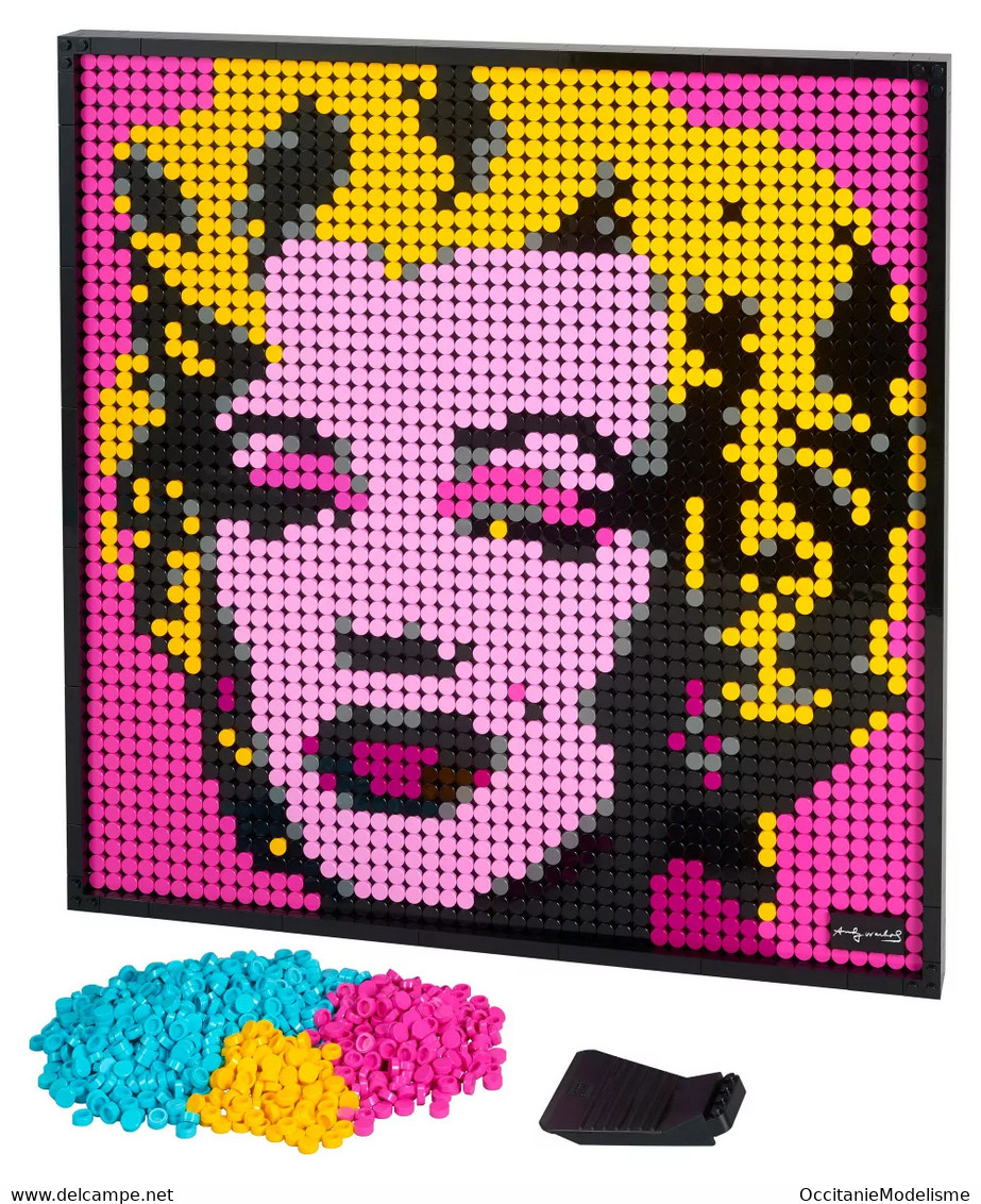 Lego Art - Andy Warhol's MARILYN MONROE Tableau Portrait Déco Réf. 31197 NBO Neuf - Non Classificati