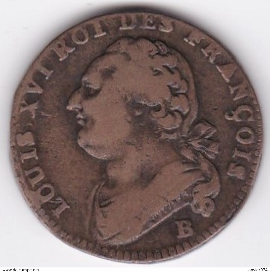 12 Deniers 1792 B Rouen Louis XVI, TTB++, Gad. 15 - 1792-1975 Nationalkonvent