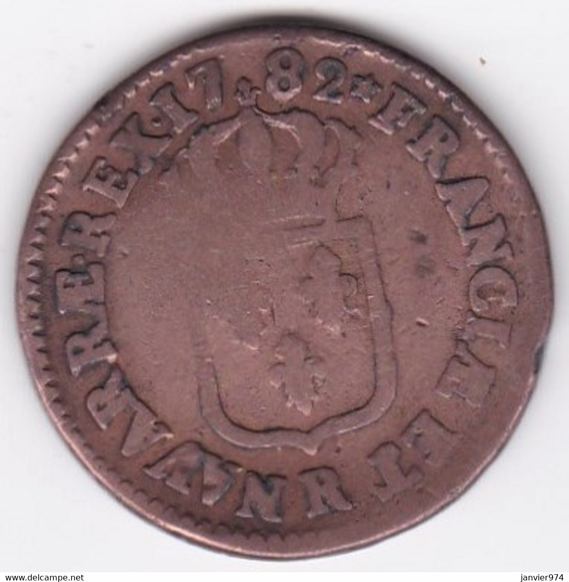 1 Sol 1782 R Orléans , Louis XVI, Gad 350 - 1774-1791 Luis XVI