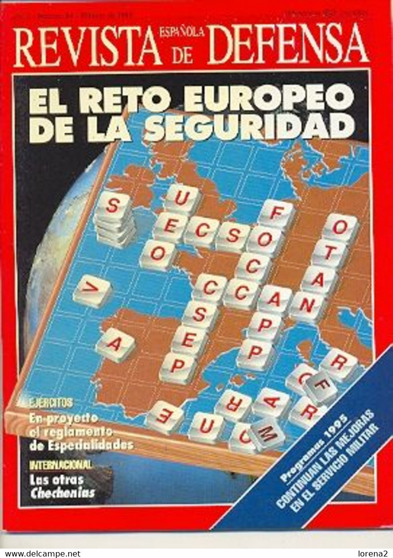 Revista Española De Defensa, Febrero De 1995. Nº 84.  Reesde-84 - Espagnol