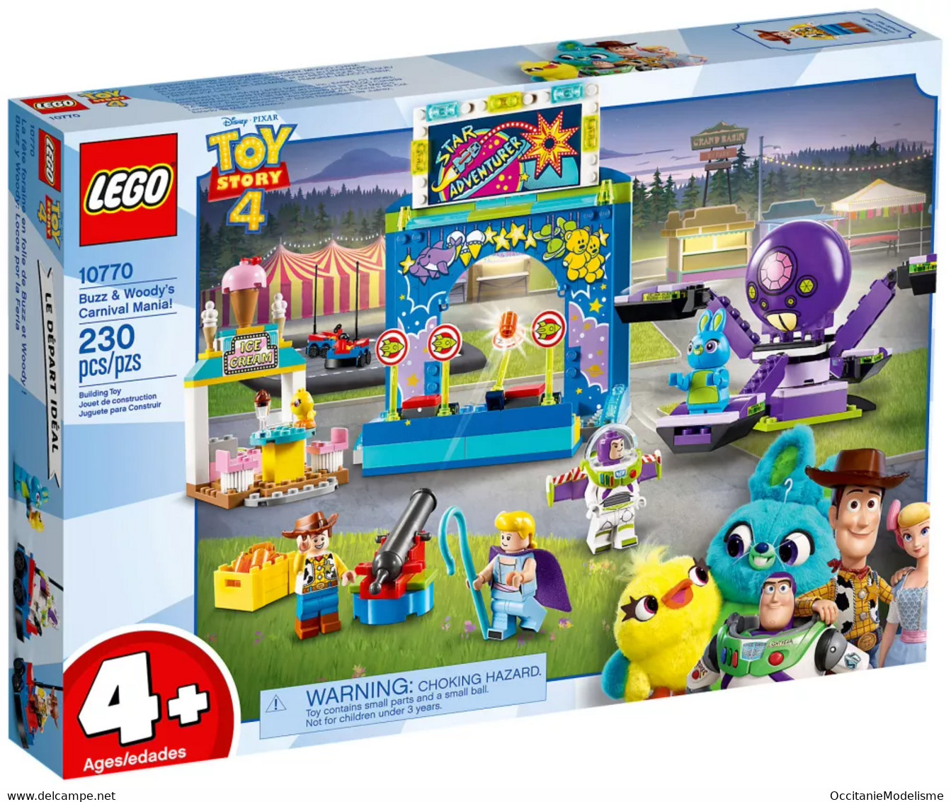 Lego Toy Story - LE CARNAVAL EN FOLIE DE BUZZ ET WOODY ! Carnival Mania Réf. 10770 NBO Neuf - Non Classificati