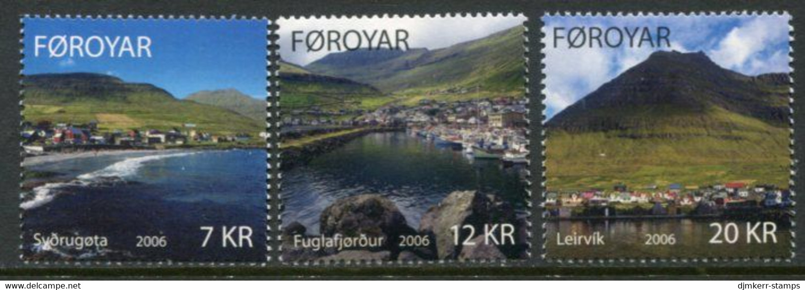 FAEROE ISLANDS 2006 Localities In Eysturoy MNH / **.  Michel 557-59; SG 506-08 - Faroe Islands