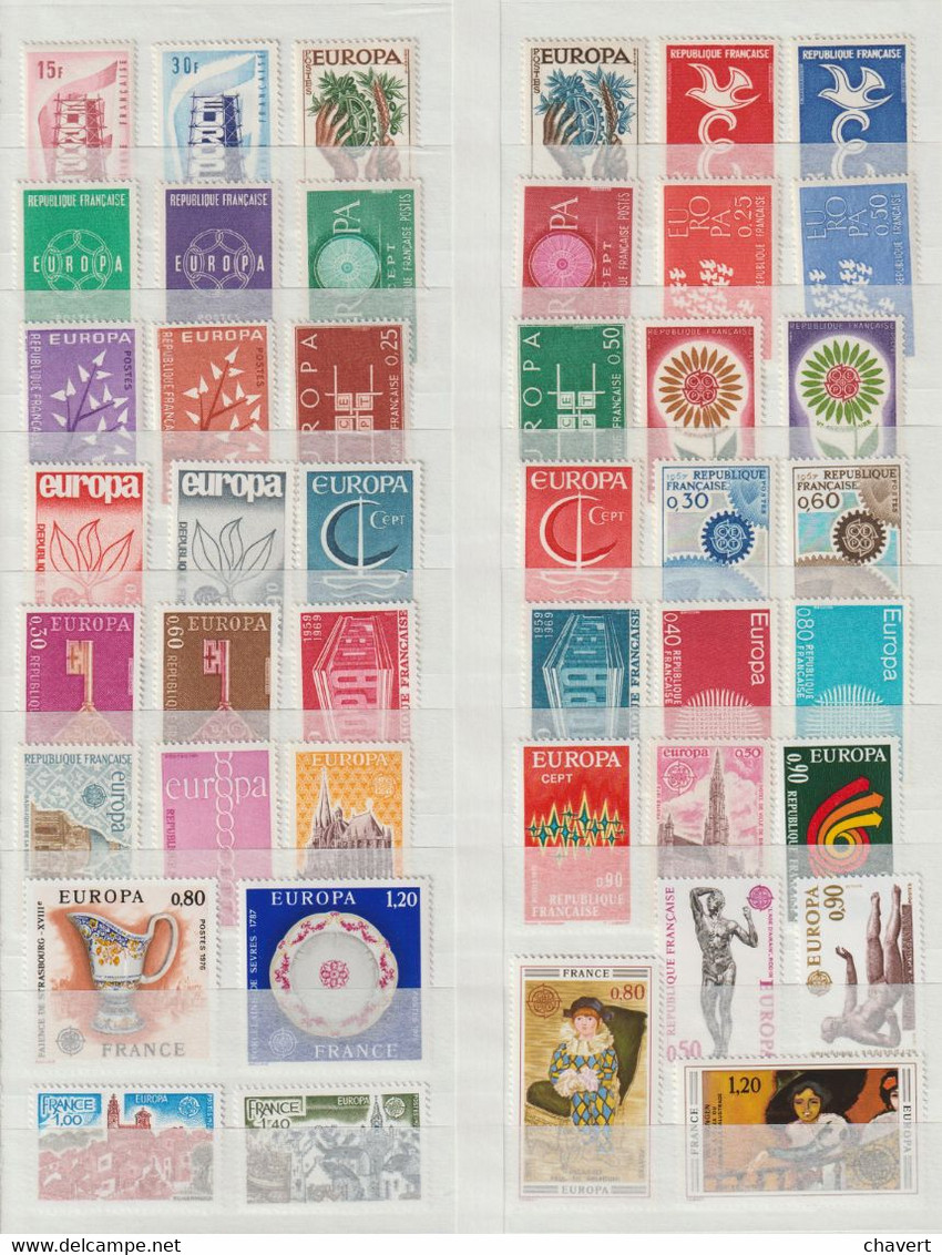 France - Timbres "Europa" De 1956 à 2004 Complet Neufs** (cote 97 Euros) - Collections