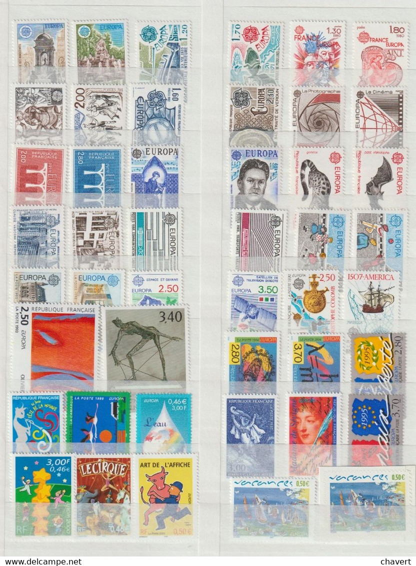 France - Timbres "Europa" De 1956 à 2004 Complet Neufs** (cote 97 Euros) - Collections