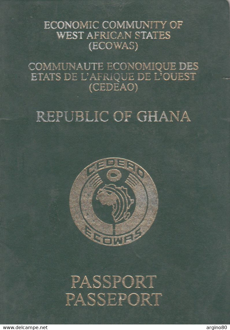 GHANA REPUBLIC Collectible 2010 Passport Passeport Reisepass Pasaporte Passaporto - Documentos Históricos