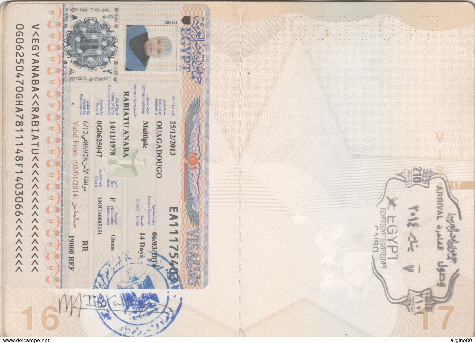 GHANA REPUBLIC Collectible 2010 Passport Passeport Reisepass Pasaporte Passaporto - Documentos Históricos