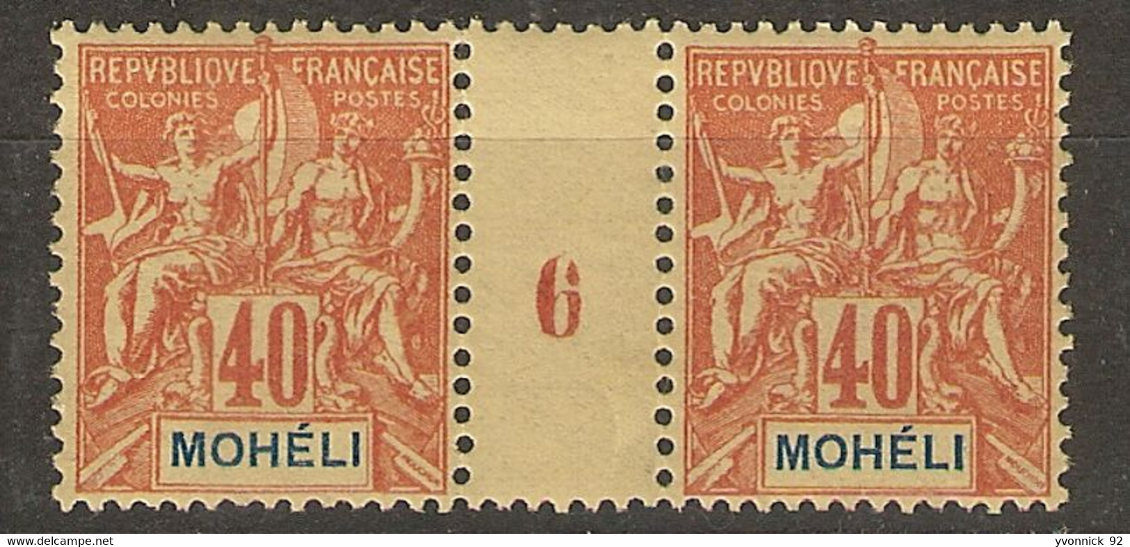 Mohélie _ Millésimes1906 N°10 Neuf - Ongebruikt