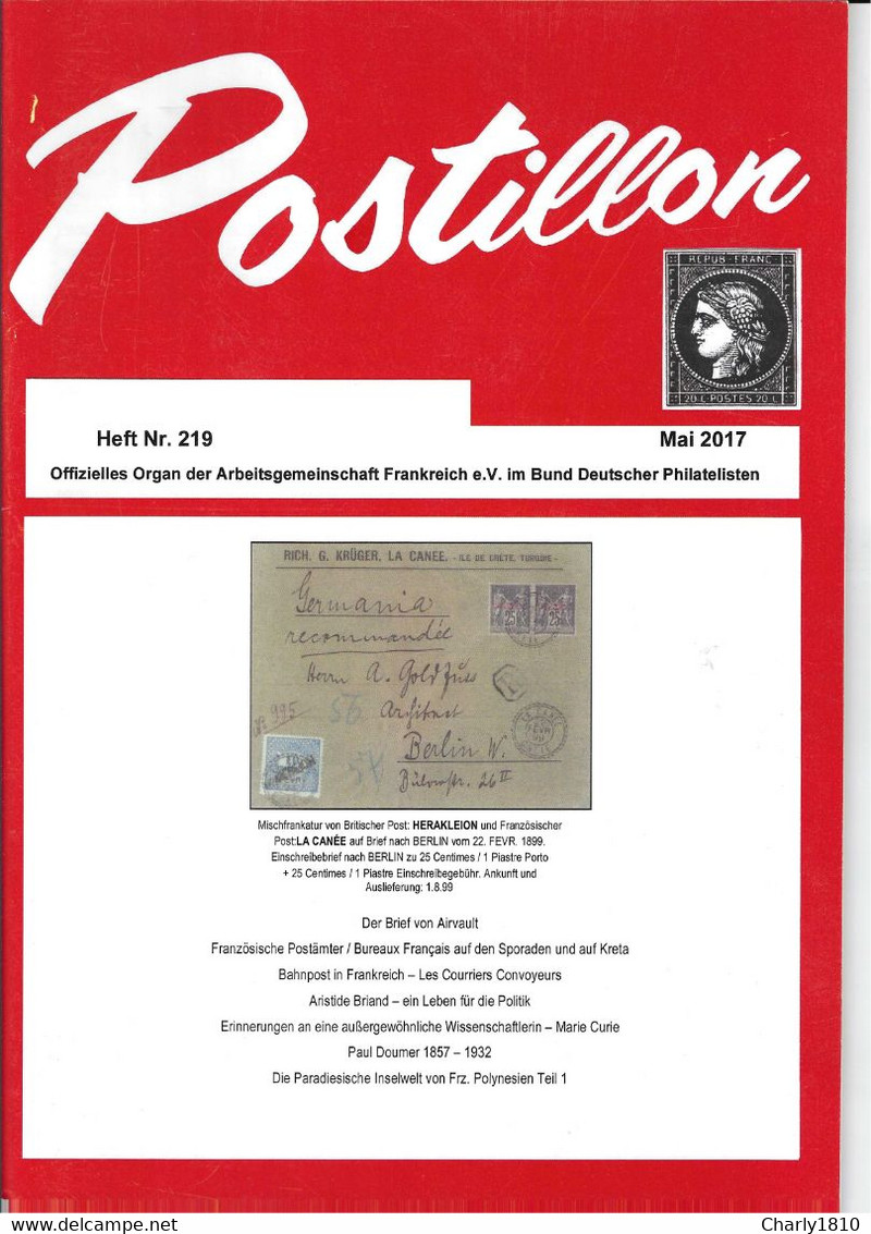 Postillon Heft 219 -  Mai 2017 - Allemand