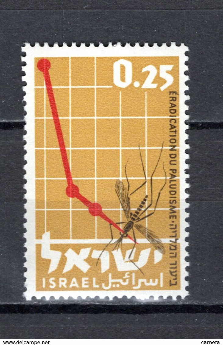 ISRAEL  N° 217  NEUF SANS CHARNIERE COTE 0.50€   PALUDISME INSECTE ANIMAUX - Nuovi (senza Tab)