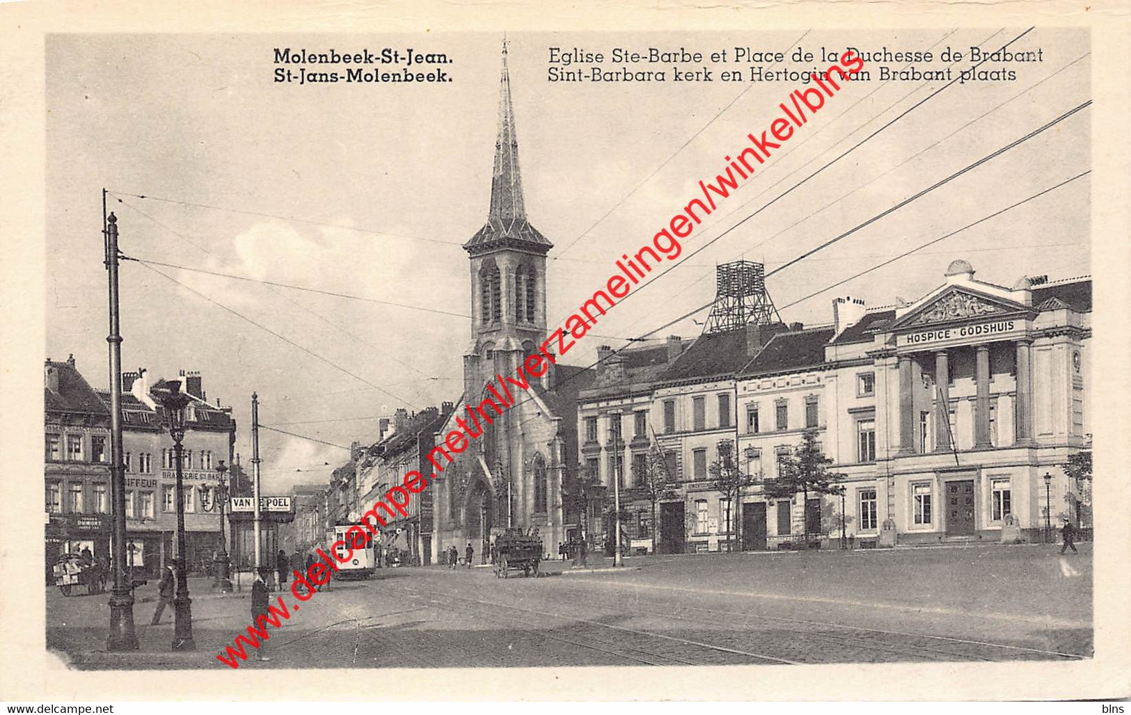 Eglise Ste-Barbe Et Place De La Duchesse De Brabant - St-Jans-Molenbeek - Molenbeek-St-Jean - Molenbeek-St-Jean - St-Jans-Molenbeek