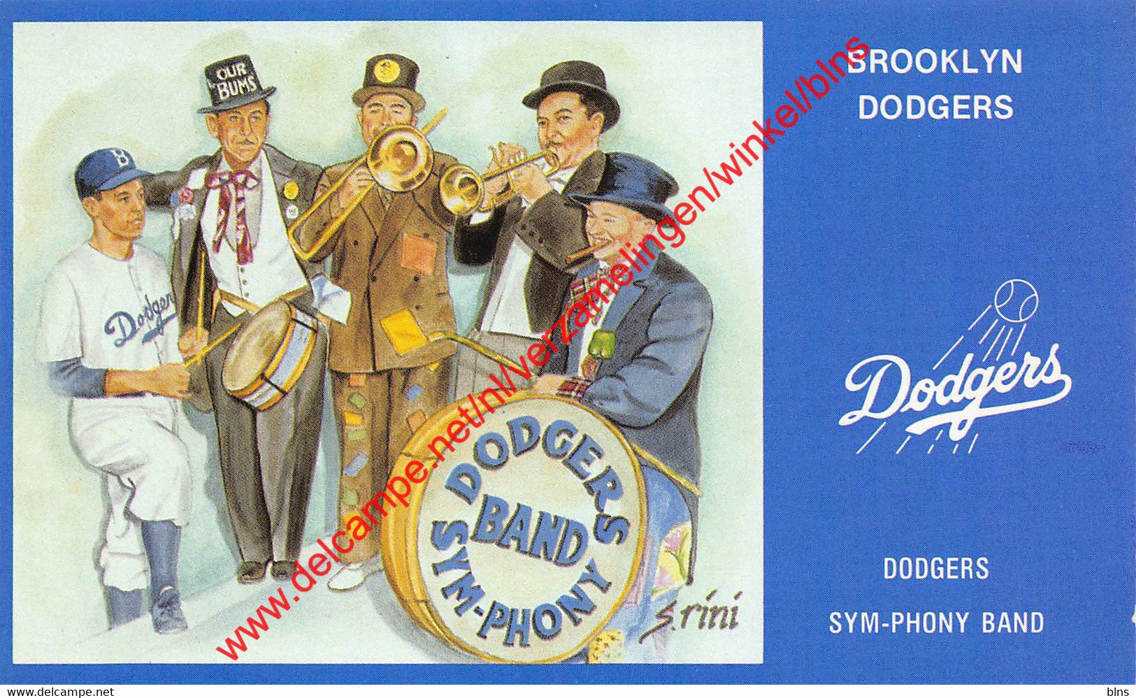 Brooklyn Dodgers - Dodgers Sym-phony Band - Baseball - Brooklyn