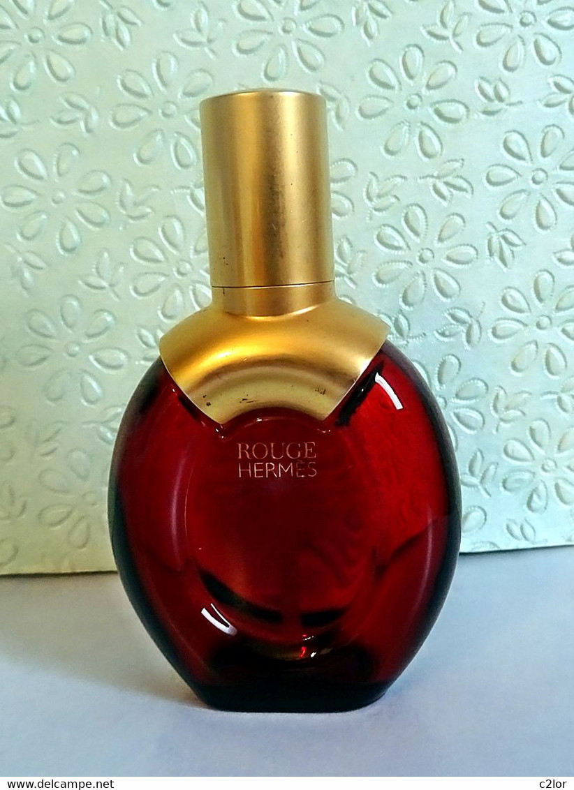 Flacon Spray " ROUGE HERMES" D'Hermès Eau De Toilette 30 Ml Vide/Empty - Flacons (vides)